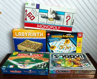 Lot Of Assorted Board Games - 5 Total