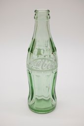 Vintage Green Glass 6.5 FL. OZ Coke Bottle