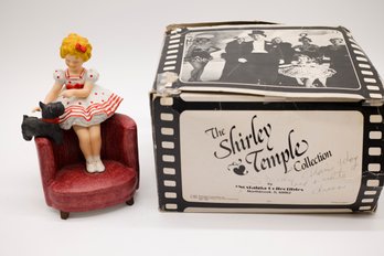 SHIRLEY TEMPLE STAND UP AND CHEER NOSTALGIA COLLECTIBLES FIGURINE W/ BOX