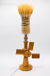 Wooden Windmill Decorative Lamp - Home Decor