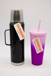 Dunkin' Limited Edition Thermos And Tumbler Combo