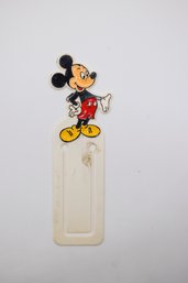 Vintage Mickey Mouse Disney Plastic Book Mark