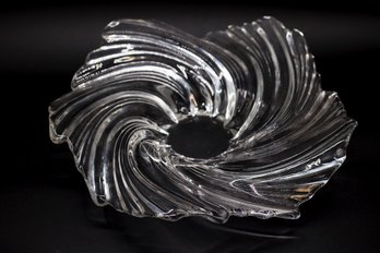 Spiral Bowl Centerpiece Sculpture Art Vannes France Le Chatel Nancy Style - Rare