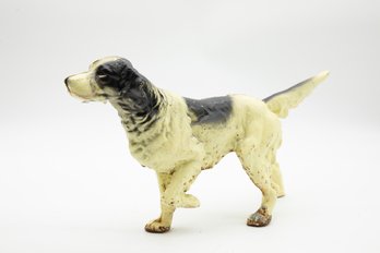 Vintage Cast Iron Pointer Dog Mechanical Bank