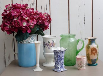 Decorative Vases - Lot Of 7