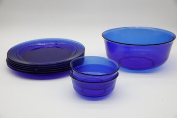 Arcoroc France Blue Set