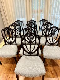 1920s Dining Chairs Painted, Polished And Reupholstered 2020