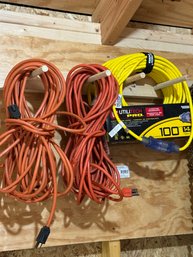 Large Lot Of Extension Cords - See All Photos