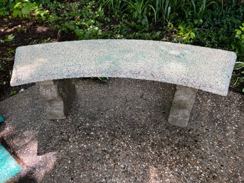 Concrete Curved Bench