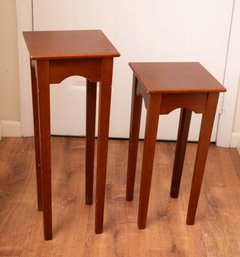 Wooden End Tables Set Of 2