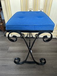 Upholstered Ottoman/Stool Metal Base