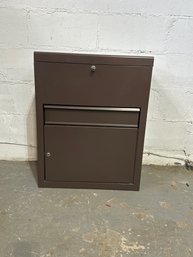 Vintage Metal Locking Cabinets W/ Key