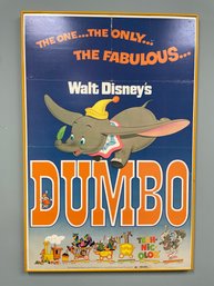 Dumbo 1972 US One Sheet Movie Poster Walt Disney -