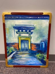 'the Temple Doorway' By Rhoda Yucht Kaplan (2003)