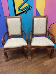 Vintage Thomasville Captain Chairs