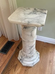 Vintage Marble Pedestal Stand