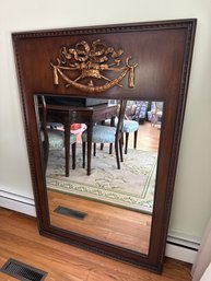 Italian Antiqued Cherry Gilded Mirror - Large