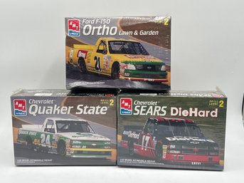 Collection Of AMT Ertl 1:25 Scale Model Kits - NASCAR Trucks - Factory Sealed