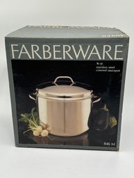 Farberware 16 Qt Stainless Steel Covered Saucepot