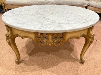 Vintage Italian Marble Coffee Table