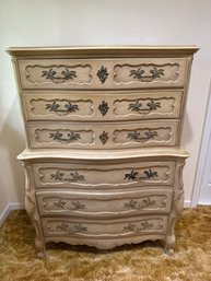 Vintage Provincial Dresser W/ 6 Drawers