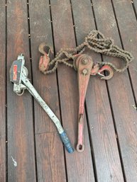 Winch/Chain/Coffin Hoist & Hand Winch