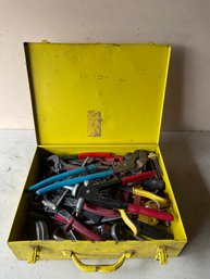 Metal Tool Case W/ Assorted Hand Tools