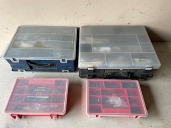 Multi Compartment Equipment/hardware Carrying Cases - 4 Total