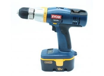 RYOBI Cordless Power Drill W. Battery - Tested