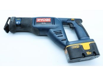 RYOBI Reciprocating Saw W/ 18V Battery - No Plug Included