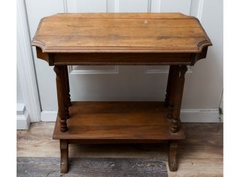 Vintage Wooden End Table