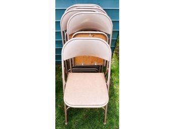 Lot Of 6 Vintage Folding Chairs