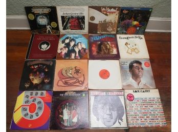 Lot Of 16 Assorted Vinyl Records