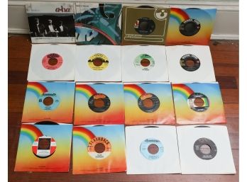 Lot Of 16 Assorted Vinyl Records 45s