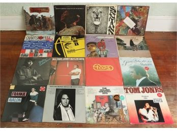 Lot Of 16 Assorted Vinyl Records