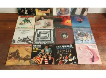 Lot Of 16 Assorted Vinyl Records