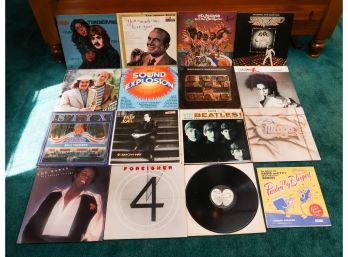 Lot Of 16 Assorted Vinyl Records