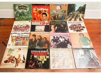 Lot Of 16 Assorted Vinyl Records