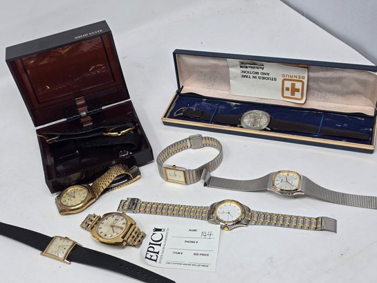 Lot 144 VTG Benrus Solid State Watches
