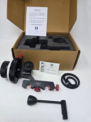 Lot 20  FILMCITY HS-2 Follow Focus With Hard Stops. For Camera & Shoulder Rigs