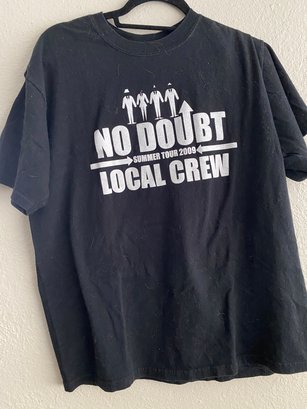 No Doubt Summer Tour 2009 Local Crew T-shirt