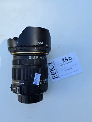 Lot 350 Sigma Camera Lens