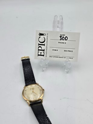 Lot 300 Bulova 10KT. R.G.P. Men's Watch L8 Pat.Pending, Vintage