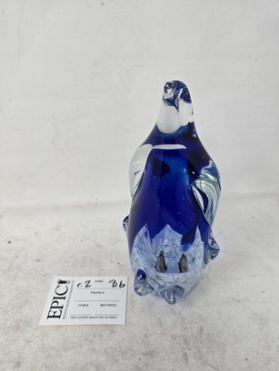 Lot 86 Hand Blown Art Glass Penguin