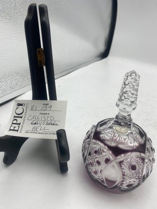 Lot 139  Callisto Classic Crystal Bell Made In Hungary Classic Design, Home Decor, Special Occasions