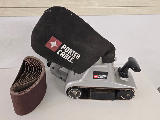 Porter Cable Model 362V Variable Speed Belt Sander With Dust Collection 4 X 24