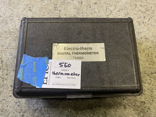 Lot 560 Electro-Therm Digital Thermometer