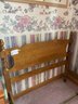Lot 5 Twin Size Bed Made Of Wood And Metal VTG