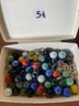 Lot 17 Lot Of Mixed Marbles And Blown Glass Candy