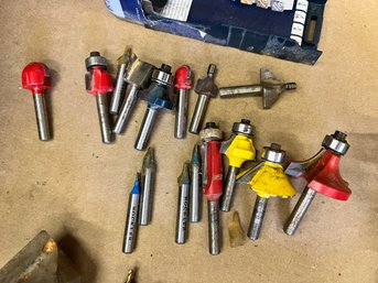 Router Bits And Drill Bits Mixed Lot